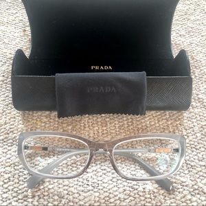 Prada Glasses/Frames Transparent Grey
